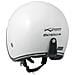 Casco Moto Jet Omologato Ece 22-05 Bianco Custom Scooter Naked Style Tg. m - Foto miniatura 3