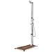 Doccia Da Giardino Con Base Marrone 225 Cm In Acciaio Inox - Foto miniatura 1