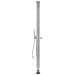 Doccia Da Giardino Con Base Marrone 225 Cm In Acciaio Inox - Foto miniatura 6