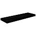 Scaffali A Parete 4 Pz Nero Lucido 80x23,5x3,8 Cm In Mdf - Foto miniatura 4