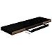 Scaffali A Parete 4 Pz Nero Lucido 80x23,5x3,8 Cm In Mdf - Foto miniatura 8