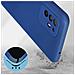 Cover In Silicone Semirigido Per Oppo A94 5g, Finitura Soft-touch Azzurra - Foto miniatura 2