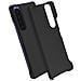 Cover Sony Xperia 1 Iii Rigida Finitura In Gomma Antimacchie Nera - Foto miniatura 5