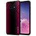 Custodia Compatibile Con Samsung Galaxy S10e - Ottica A Strisce In Cremisi Rosa - Coperchio Protettivo In Vetro Temperato E Silicone Tpu - Foto miniatura 1
