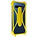 Cover Universale Per Smartphone In Silicone Bumper Con Cavalletto Gialla - Foto miniatura 5