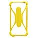 Cover Universale Per Smartphone In Silicone Bumper Con Cavalletto Gialla - Foto miniatura 1