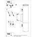 Applique Da Parete In Metallo Loopez Rame 60x80x290 Mm Metallo - Foto miniatura 6