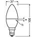 Lampada Led | Attacco: E14 | Warm White | 2700 K | 5,50 W | Sostituzione Per 40 W Incandescent Bulb | Opaco | Led Base Classic B - Foto miniatura 4