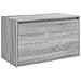 Panca Da Ingresso 80x40x45 Cm Grigio Sonoma Legno Multistrato - Foto miniatura 2