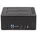 Doppia docking station USB per 2 x HDD / SSD SATA con funzione di clonazione e lettore di schede + porta USB aggiuntiva - Foto miniatura 3