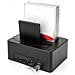 Doppia docking station USB per 2 x HDD / SSD SATA con funzione di clonazione e lettore di schede + porta USB aggiuntiva - Foto miniatura 4
