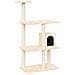 Albero Per Gatti Con Tiragraffi In Sisal Crema 119 Cm - Foto miniatura 1