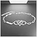 Bracciale Con Simbolo Dell'inito E Cuore Silver - Foto miniatura 2