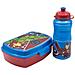 Set Borraccia Da 380 Ml E Sandwich Box Blu Per Bambini In Plastica Avengers Con Banda Antiscivolo E Chiusura Di Sicurezza - Foto miniatura 3
