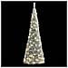 Albero Di Natale Artificiale Pop-up Neve Fioccata 50 Led 120 Cm - Foto miniatura 2