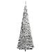 Albero Di Natale Artificiale Pop-up Neve Fioccata 50 Led 120 Cm - Foto miniatura 6