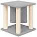 Albero Per Gatti Con Tiragraffi In Sisal Grigio Chiaro 37 Cm - Foto miniatura 4