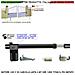 Titan 230 V Motore Cancello Anta Sinistra Corsa Stelo Di 300 Mm Sblocco Emergenza A Chiave Dotato Di Staffe E Bulloni - Foto miniatura 1