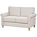 Divano 2 Posti Ronneby Tessuto Beige - Foto miniatura 3