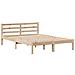 Letto senza Materasso 140x200 cm in Legno Massello di Pino - Foto miniatura 3