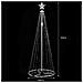 Albero Natale Luminoso 220 cm con 324 LED RGB App Smart Control Luci per Esterno - Foto miniatura 4