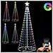 Albero Natale Luminoso 220 cm con 324 LED RGB App Smart Control Luci per Esterno - Foto miniatura 3