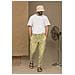 Jeans E Pantaloni In Cotone Verde - W36 - Foto miniatura 3