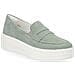 Green Casual Closed Loafers Mocassino Pelle Scamosciata /nabuk Scarpe Donna Verde Eu 39, D1c05-52 - Foto miniatura 1