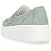 Green Casual Closed Loafers Mocassino Pelle Scamosciata /nabuk Scarpe Donna Verde Eu 39, D1c05-52 - Foto miniatura 3