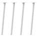 Gambe Per Tavolino 4 Pz Bianco 72 Cm In Acciaio - Foto miniatura 2