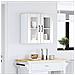 Pensile Da Cucina Con Porta In Vetro Lucca Bianco Lucido - Foto miniatura 3