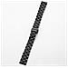Cinturino Per Orologio In Acciaio Inossidabile Per Garmin Lily 2 - Fibbia A Farfalla Da 14 Mm Black - Foto miniatura 2