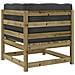 Set Divani da Giardino 5pz con Cuscini Legno Impregnato di Pino - Foto miniatura 7
