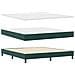Letto a Rete con Materasso Verde Scuro Super King in Velluto - Foto miniatura 6