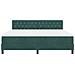 Letto a Rete con Materasso Verde Scuro Super King in Velluto - Foto miniatura 8