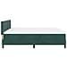 Letto a Rete con Materasso Verde Scuro Super King in Velluto - Foto miniatura 9