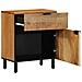 Comodino 50x33x60 cm in Legno Massello di Acacia - Foto miniatura 1