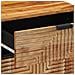 Comodino 50x33x60 cm in Legno Massello di Acacia - Foto miniatura 7