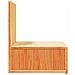 Comodino Cera marrone 42 x 32.5 x 40 cm Legno di pino massello - Foto miniatura 7