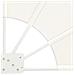 Schermo di Privacy per Balcone Crema 115 x 115 cm Tessuto - Foto miniatura 3