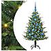 Albero di Natale artificiale preilluminato con set di palline - Foto miniatura 1