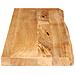 Piano Tavolo Bordi Vivi 120x40x3,8cm in Legno Massello di Mango - Foto miniatura 4