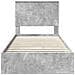 Letto con Contenitore con testiera Grigio cemento 90 x 190 cm - Foto miniatura 8