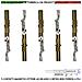 Sensore Magnetico Da Incasso Cilindrico Ottone Cinque Pezzi Collegamento 4 Fili Reed Nc Tensione Transito Max 100 V 10 - Foto miniatura 1