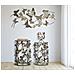 Set Di Tavolini Farfalla 34-multicolore-metallo-41,3x41,3x55 Cm - Foto miniatura 6
