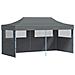 Tenda Party Antracite 291 x 580 x 315 cm Tessuto Oxford - Foto miniatura 1
