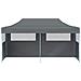 Tenda Party Antracite 291 x 580 x 315 cm Tessuto Oxford - Foto miniatura 4