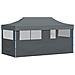 Tenda Party Antracite 291 x 580 x 315 cm Tessuto Oxford - Foto miniatura 7