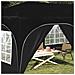 Tenda per feste a pop-up 575 x 288 x 245 cm Nero Tessuto Oxford - Foto miniatura 3