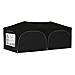 Tenda per feste a pop-up 575 x 288 x 245 cm Nero Tessuto Oxford - Foto miniatura 4